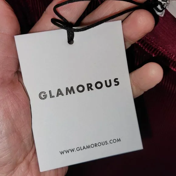 Port Red Velvet Rib Dress (Mini) - Picture 6 of 7